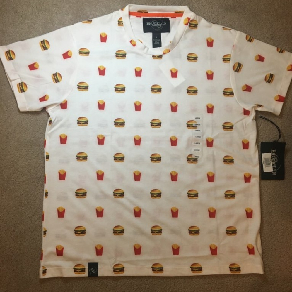 New Brooklyn Standard Burger and Fries Tee